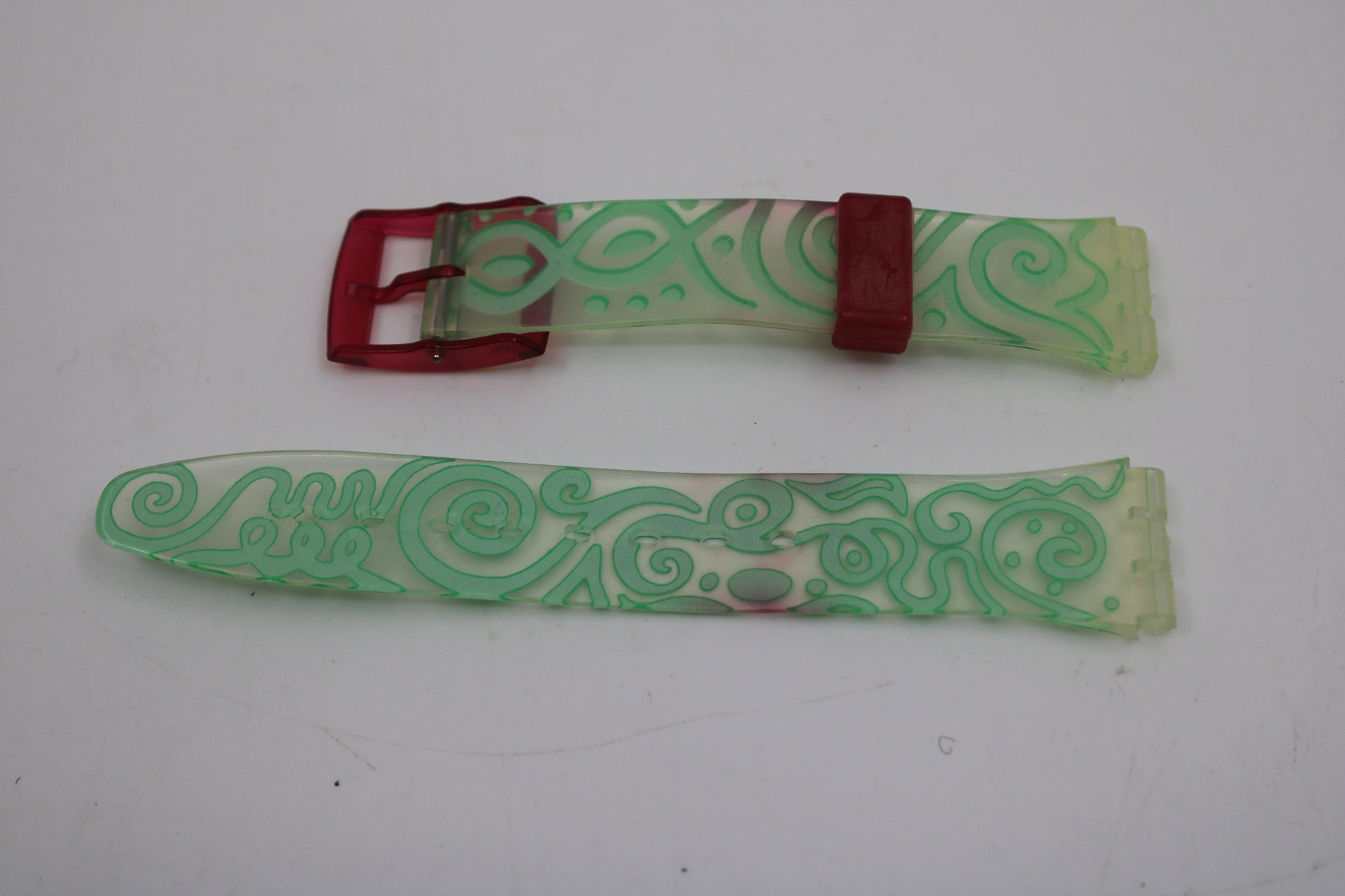 1994, Vintage Swatch Strap, 'Monster Time', designed by Kenny Scharf, GR121, Gents, New Old Stock