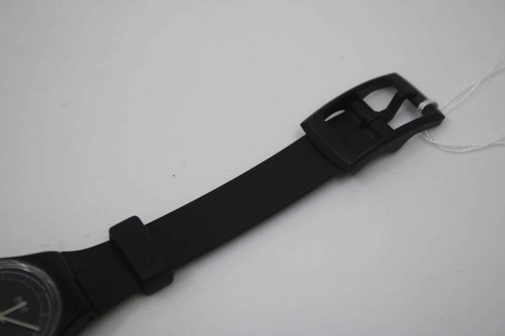 Swatch, Ladies, 1984, 'High Tech', LB102, nice, used condition, Brand New Black Strap