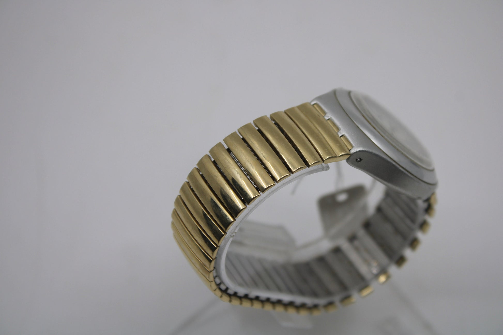 1996, Swatch Irony, 'Night Flight' YGS1000, No Box, NON-Original Strap, Working 100%, Nice, Used Condition