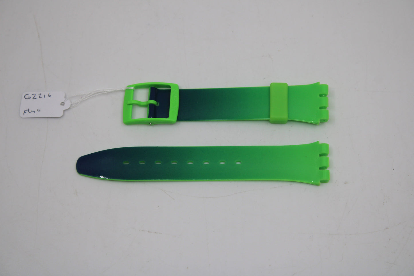 Vintage Swatch Strap, 'Fluo', GZ216, Gents, New Old Stock, Never Worn, Bright Green