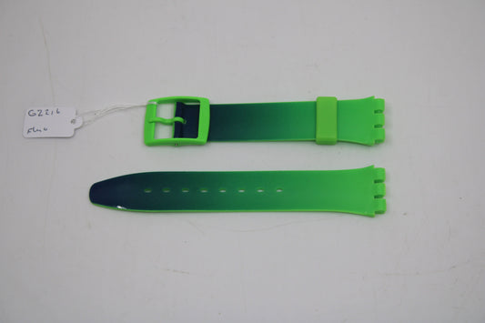 Vintage Swatch Strap, 'Fluo', GZ216, Gents, New Old Stock, Never Worn, Bright Green