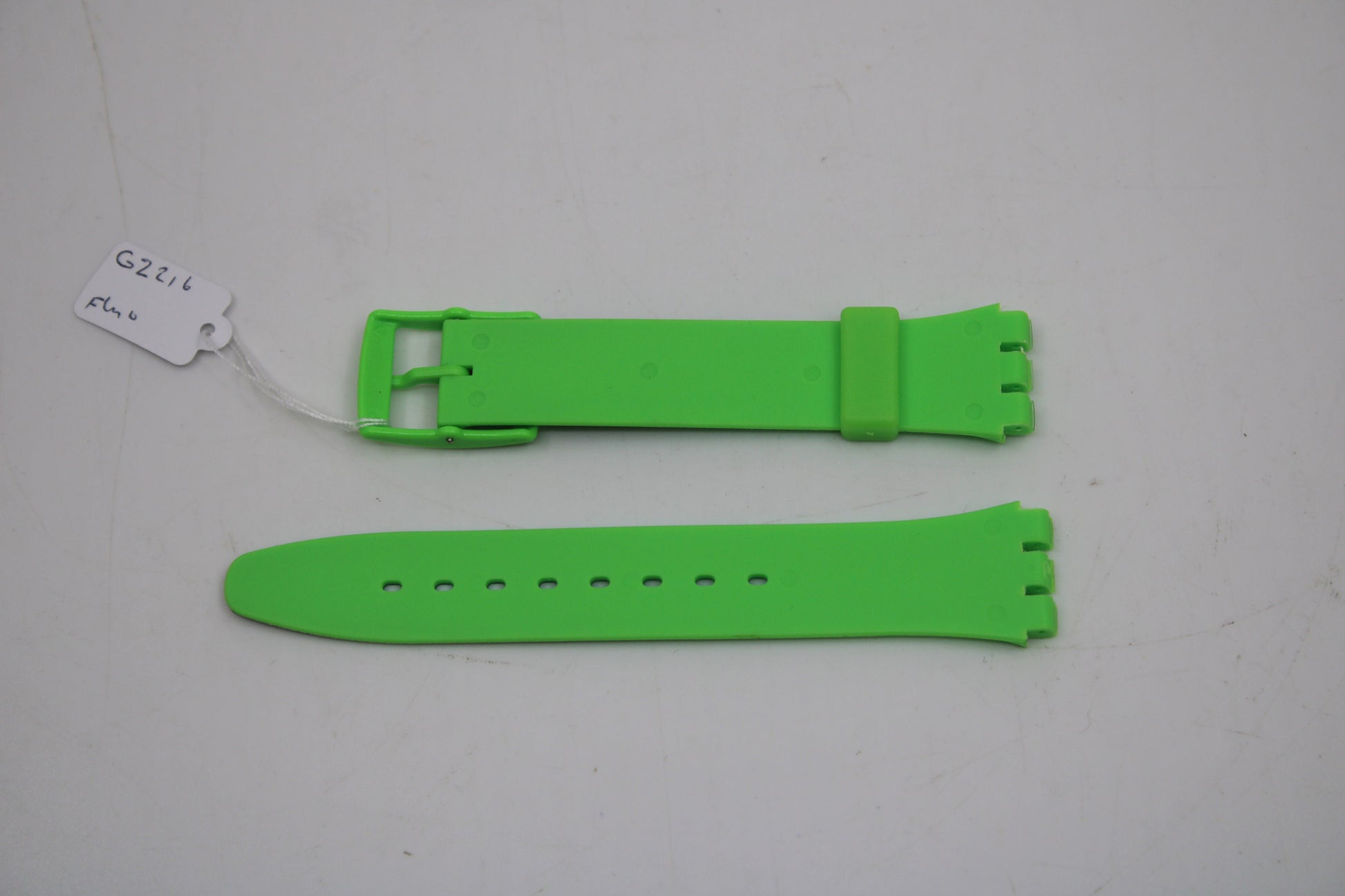Vintage Swatch Strap, 'Fluo', GZ216, Gents, New Old Stock, Never Worn, Bright Green