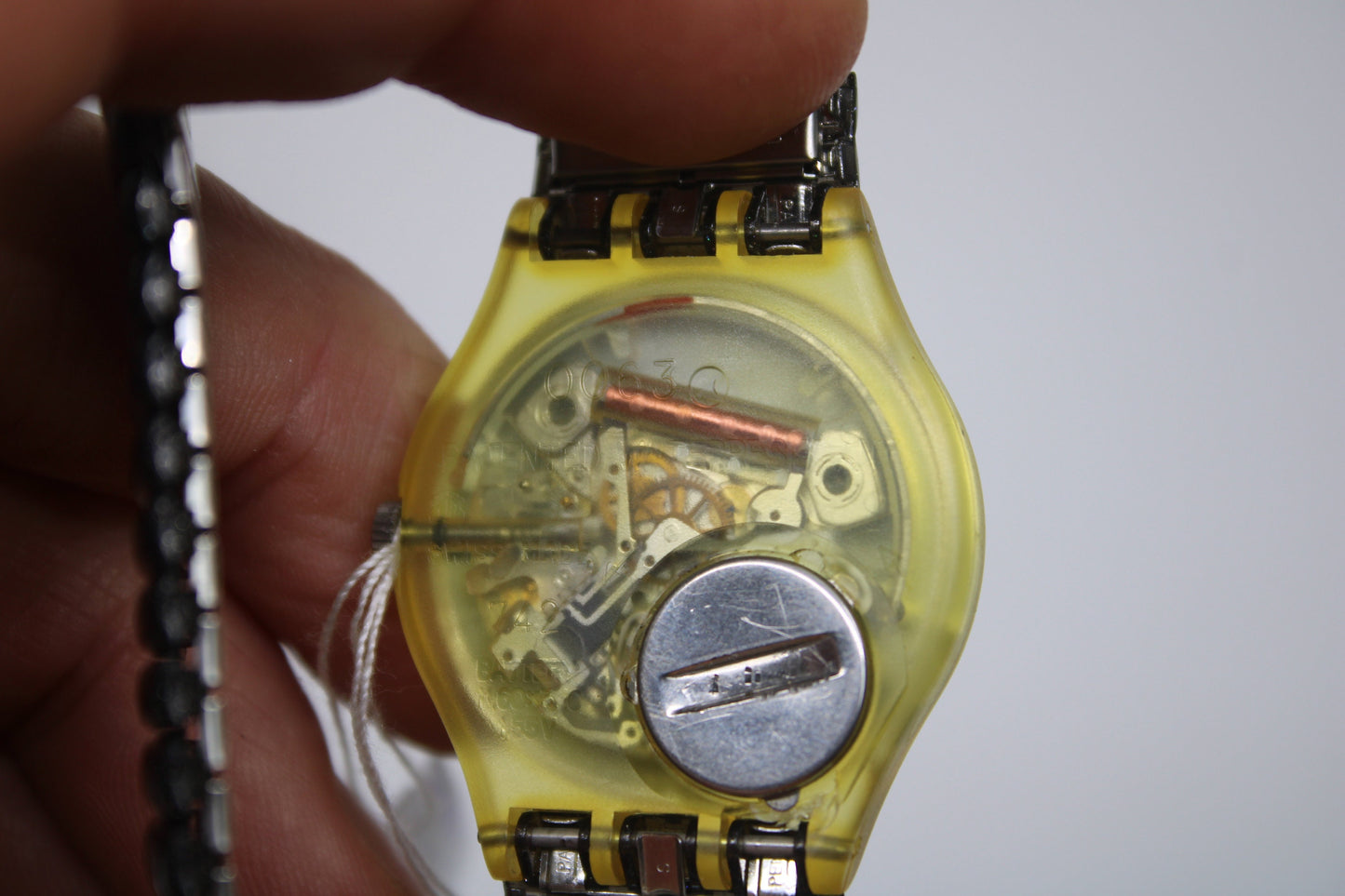 1990 'Red Line' vintage gents Swatch GK118/119, NO box, nice used condition, working 100%, READ DESCRIPTION