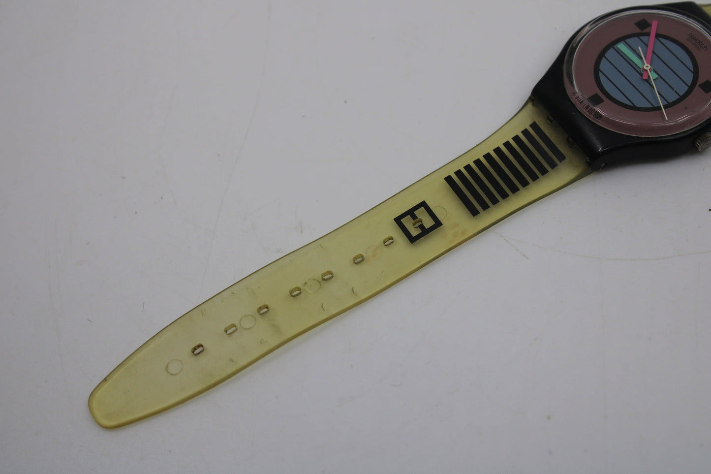 1988, Vintage Gents Swatch, 'Coconut Grove' GB120, Good, Used Condition, working 100%, nice, original strap