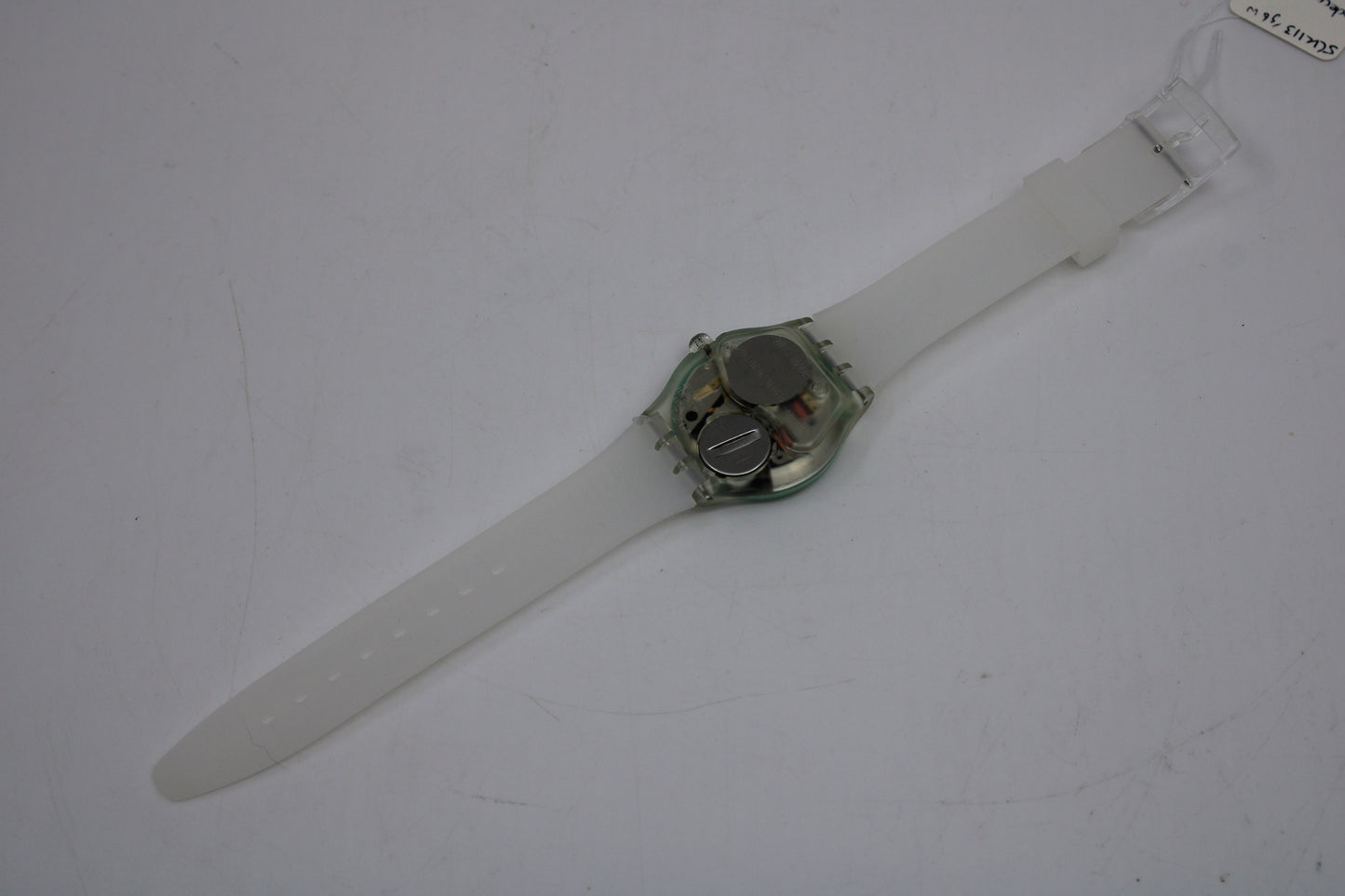 1996 'Dodecaphonic' NEW OLD STOCK,vintage gents Musicall Swatch SLK113, perfect condition, working 100%