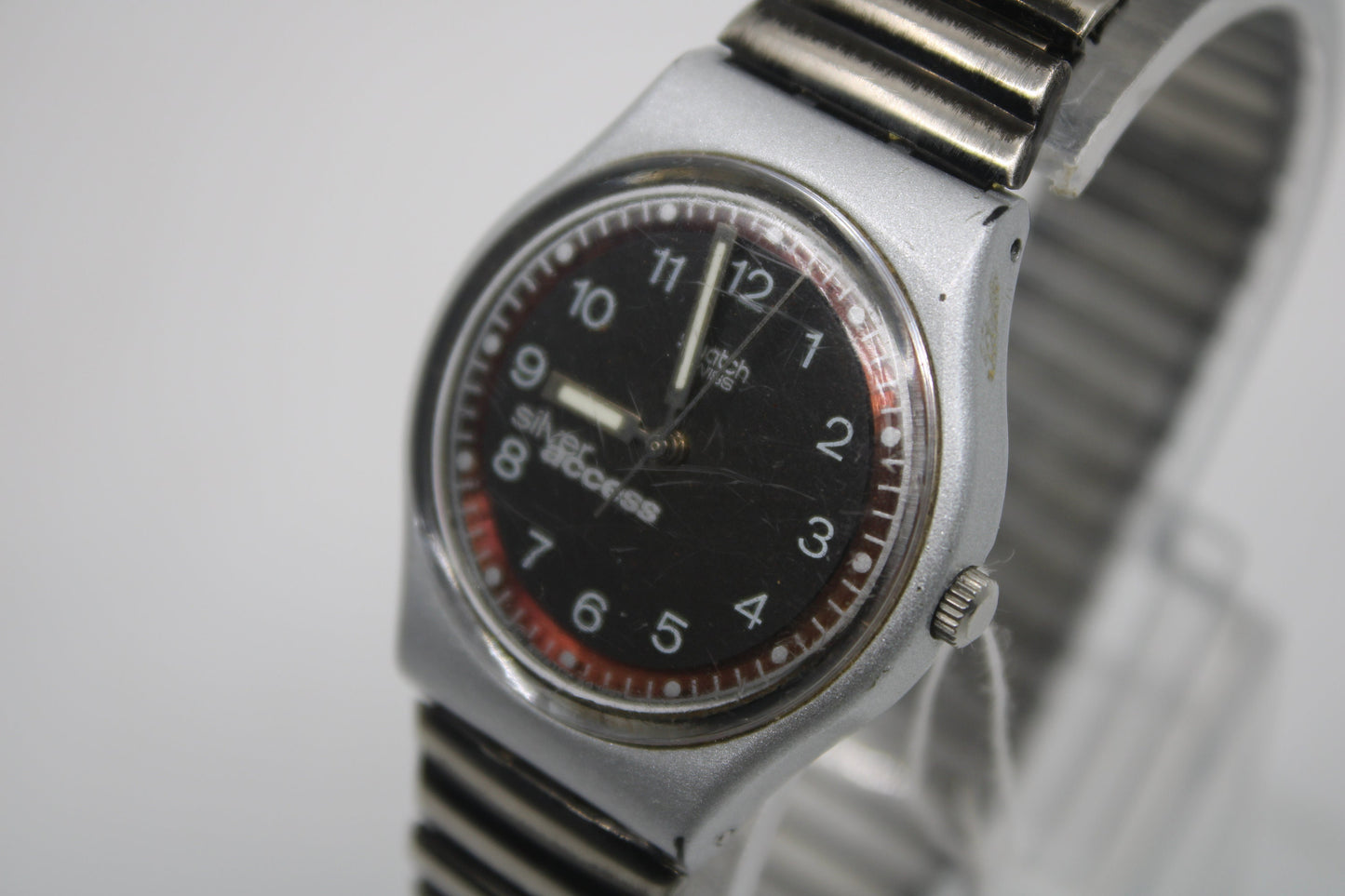 1998 Vintage Gents Access Swatch, 'Ice Pic', SKK109, NO box, In Nice, USED Condition, 100% working, Original Strap