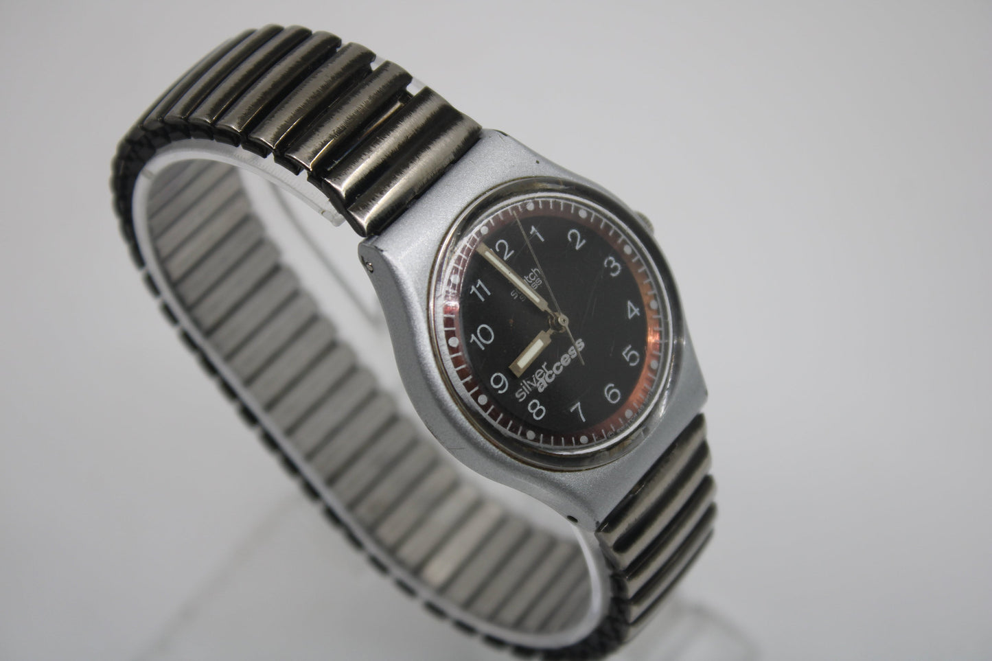 1998 Vintage Gents Access Swatch, 'Ice Pic', SKK109, NO box, In Nice, USED Condition, 100% working, Original Strap