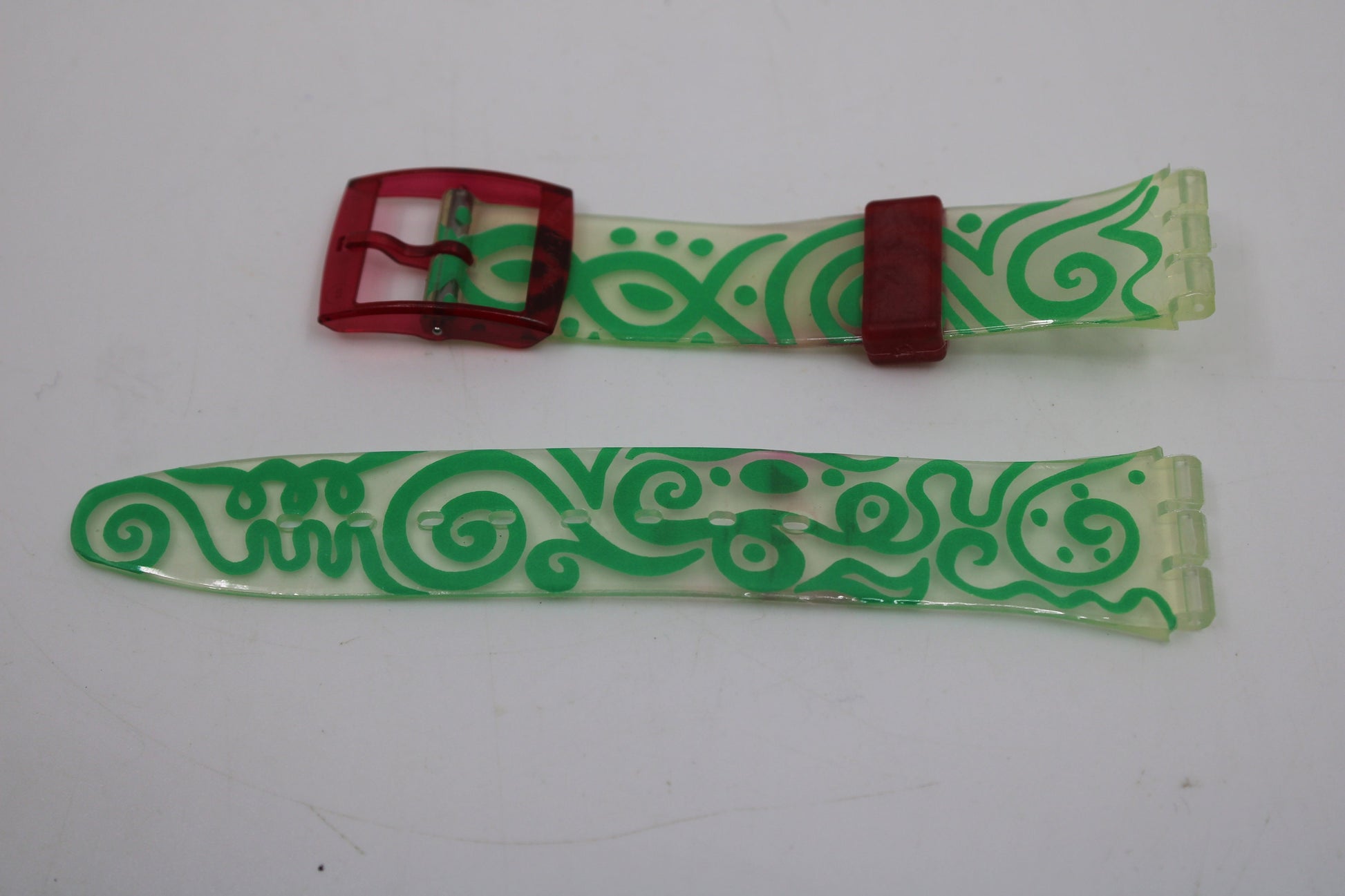 1994, Vintage Swatch Strap, 'Monster Time', designed by Kenny Scharf, GR121, Gents, New Old Stock