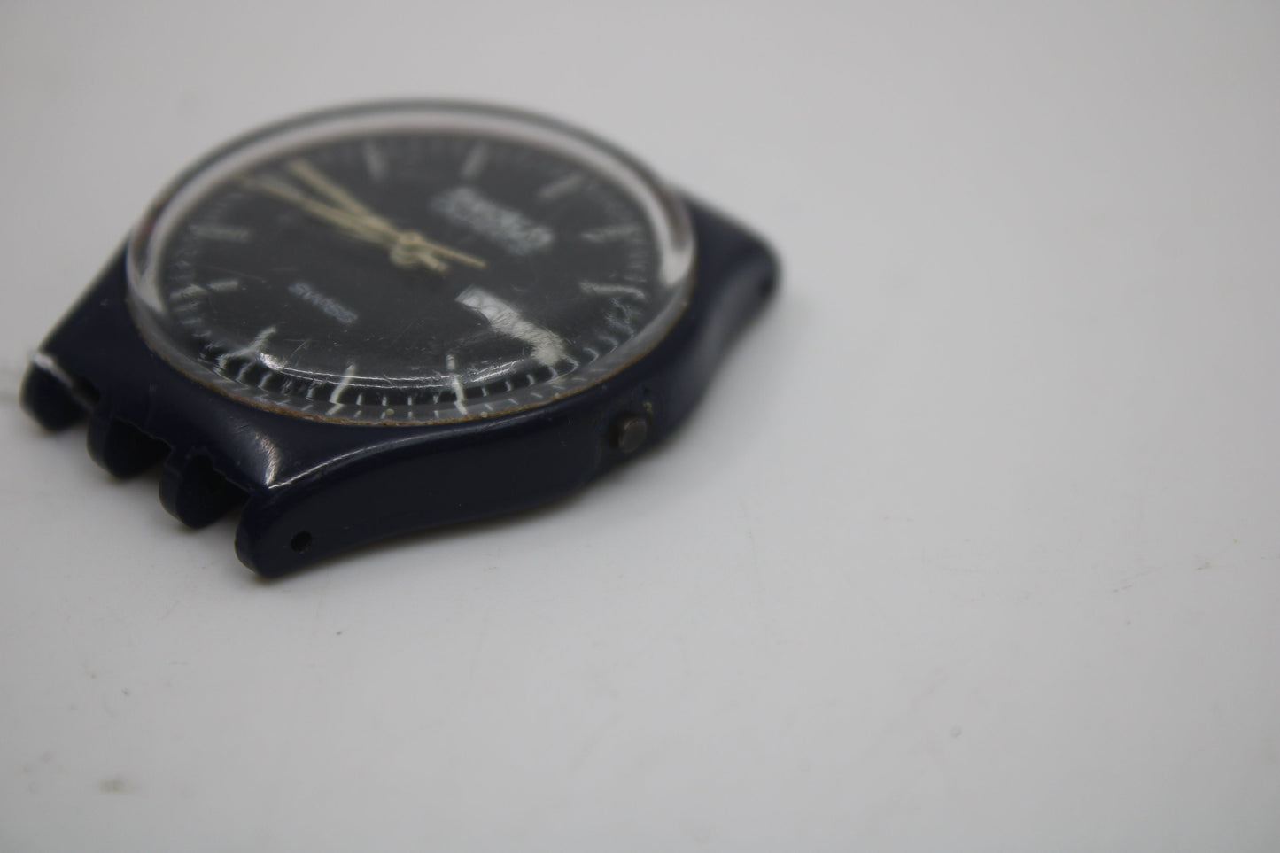 1983, FIRST YeaR Swatch, Gents, 'GN700', GT402, MUCH, Used Condition, 100% working, NO Crown