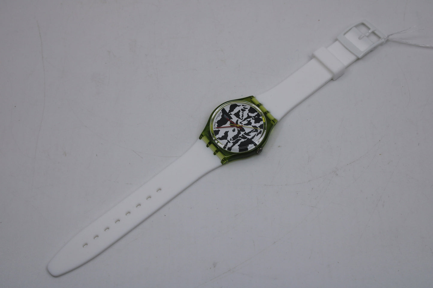 1991 Vintage Gents Swatch 'Flaeck' GZ117, in UNUSED, New Old Stock, great condition, working 100%