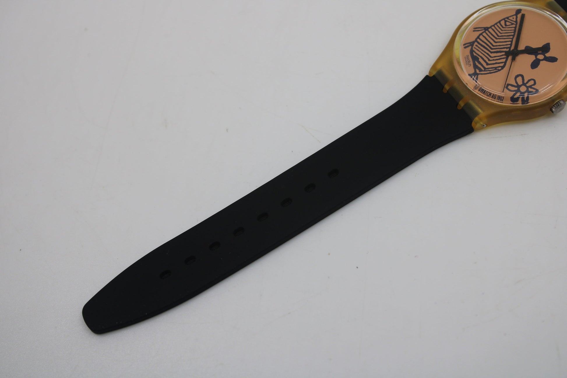1993 Vintage Gents Swatch 'Sketch' GP106, New Old Stock, Unused Condition, working 100% with a NON-original brand new strap