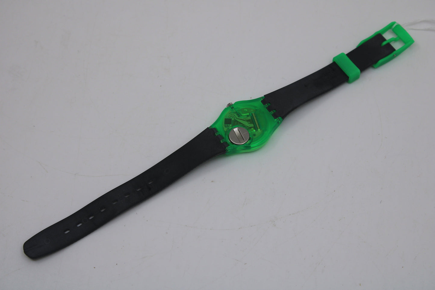 1989 'Mint Icicle' Vintage ladies Swatch, LG105, NO box, working 100%, New Old Stock, Unused Condition