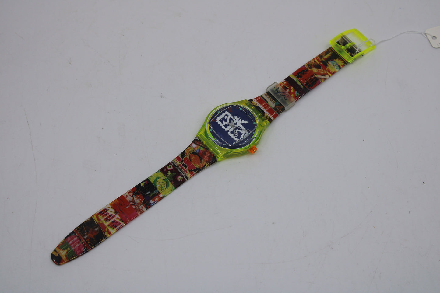 1995, Vintage Gents Musicall Swatch, 'Zapping', SLZ104, NO box, in a NEW Old STOCK, Unused Condition, 100% working