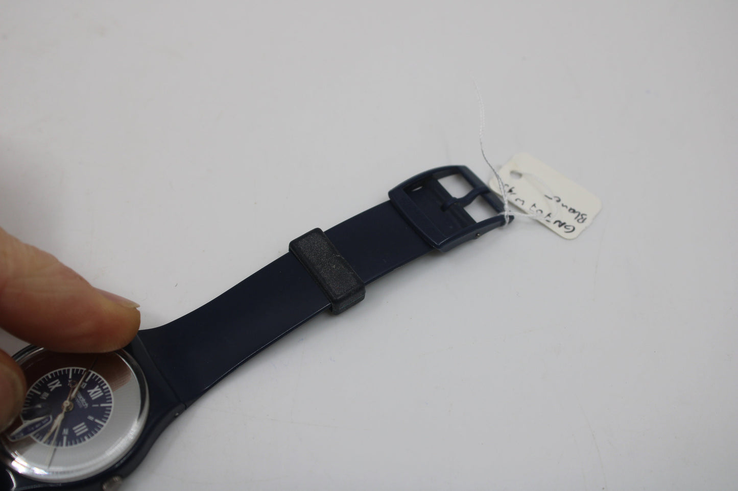 1995, Vintage Gents Swatch, 'Blauer', GN707, NO box, Very Good Condition, working 100%, Original Strap