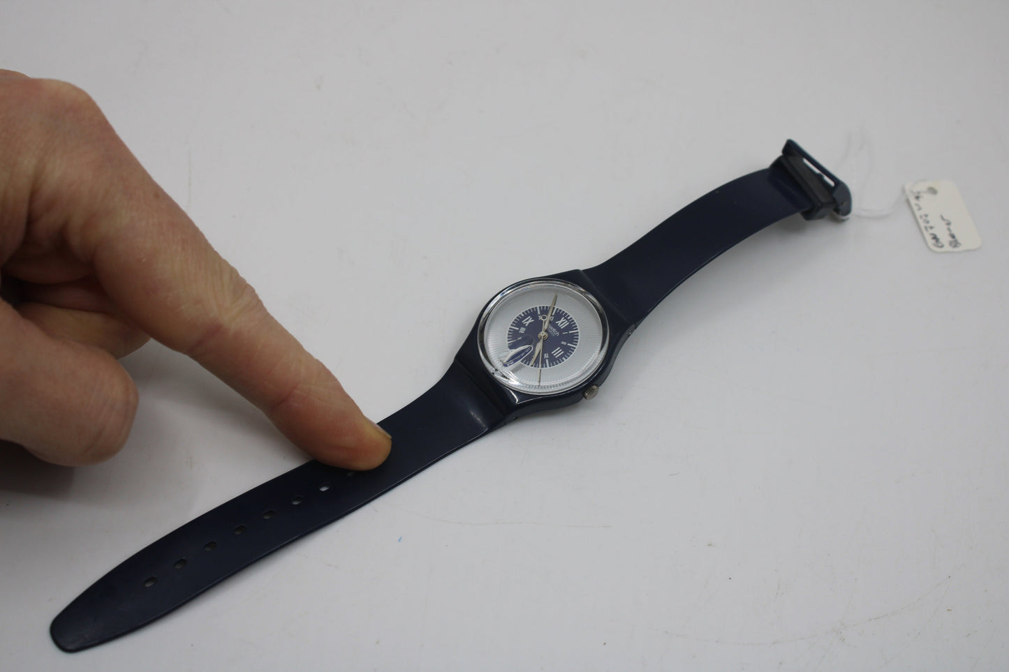 1995, Vintage Gents Swatch, 'Blauer', GN707, NO box, Very Good Condition, working 100%, Original Strap