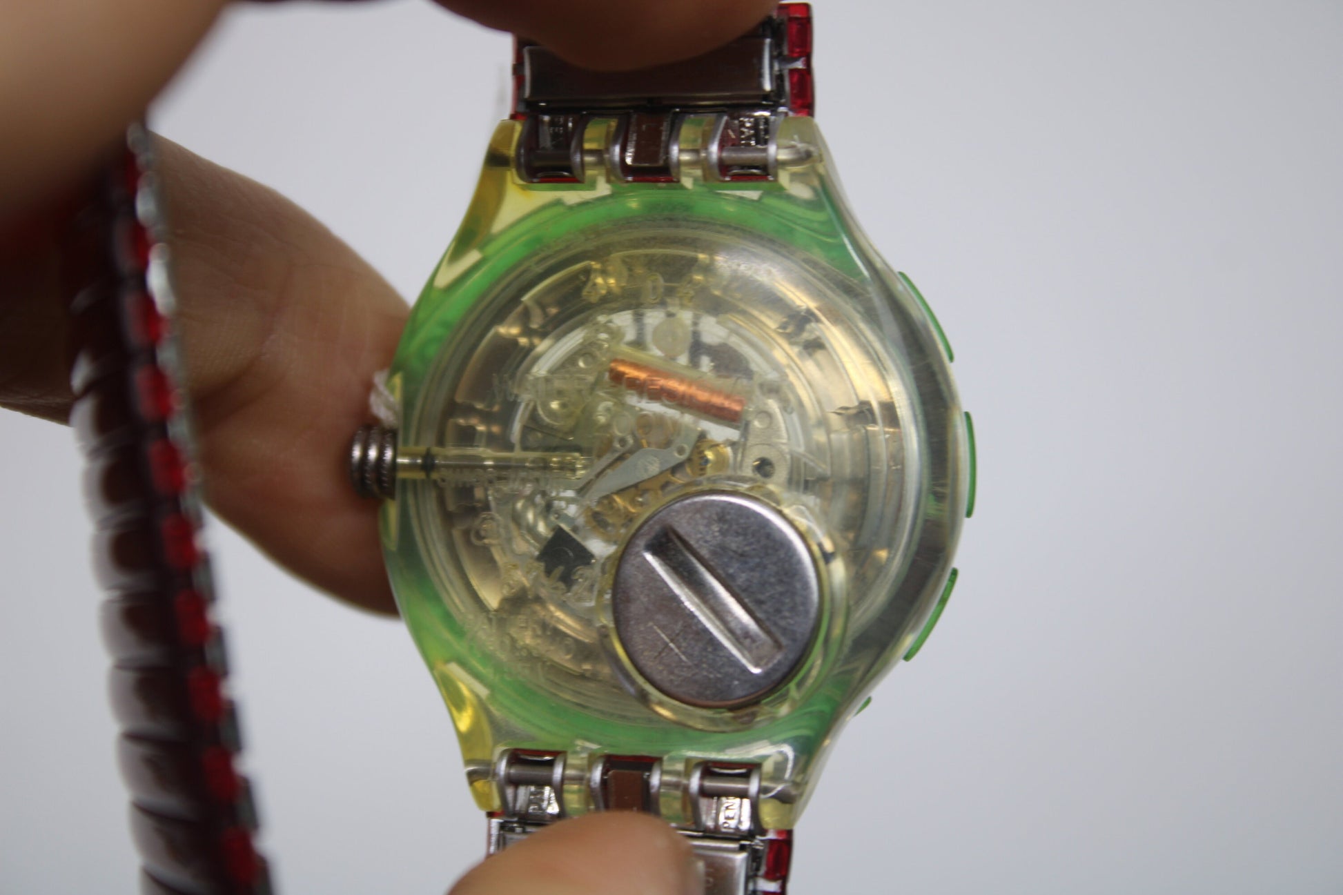 1994 Vintage Swatch Scuba 'Red Marine' SDK114, MINT, possibly never used
