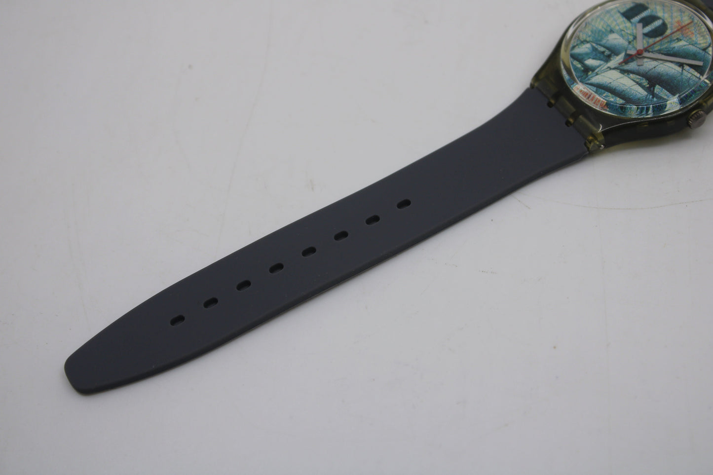 1991 Vintage Swatch watch 'Mark', GM106, working 100% MINT condition with NON-original strap