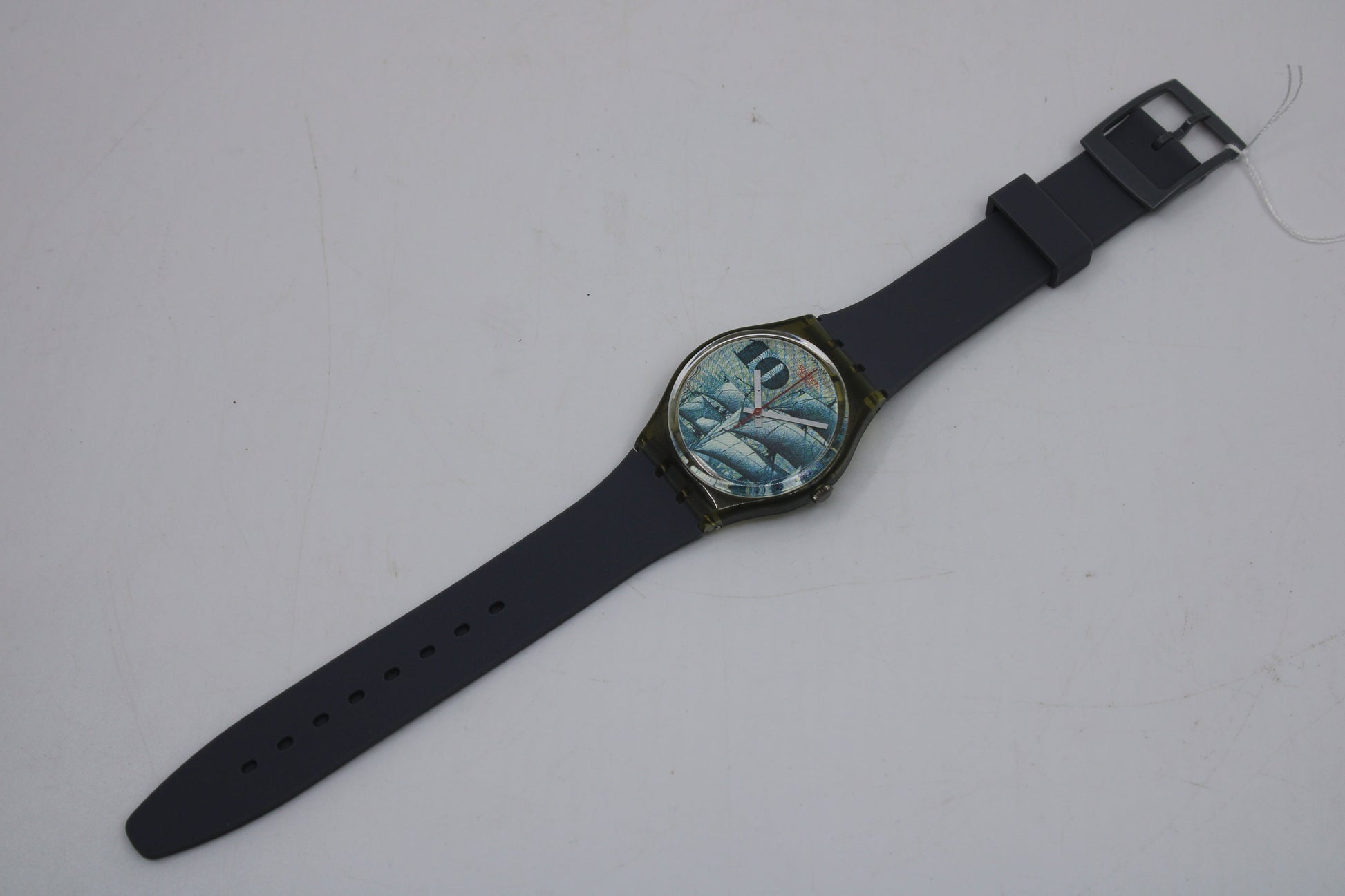 1991 Vintage Swatch watch 'Mark', GM106, working 100% MINT condition with NON-original strap