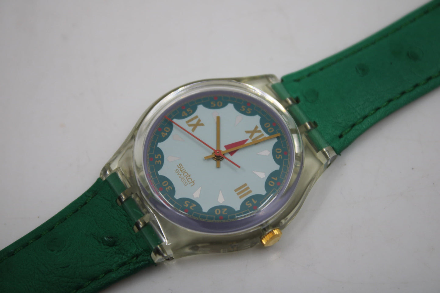 1993 Vintage Gents Swatch 'Spades' GK152, NEW OLD STOCK, Never Worn, working 100% with original strap