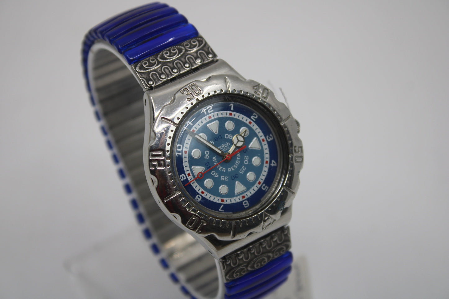 1996 Vintage Swatch Scuba Irony 'Wind-Jammer' YDS104, nice condition, working 100%