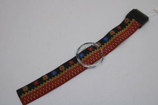 1993 UNWORN Vintage Shop dummy Pop Swatch Strap + Ring, 'Buchara', PWM101, PopSwatch, very rare