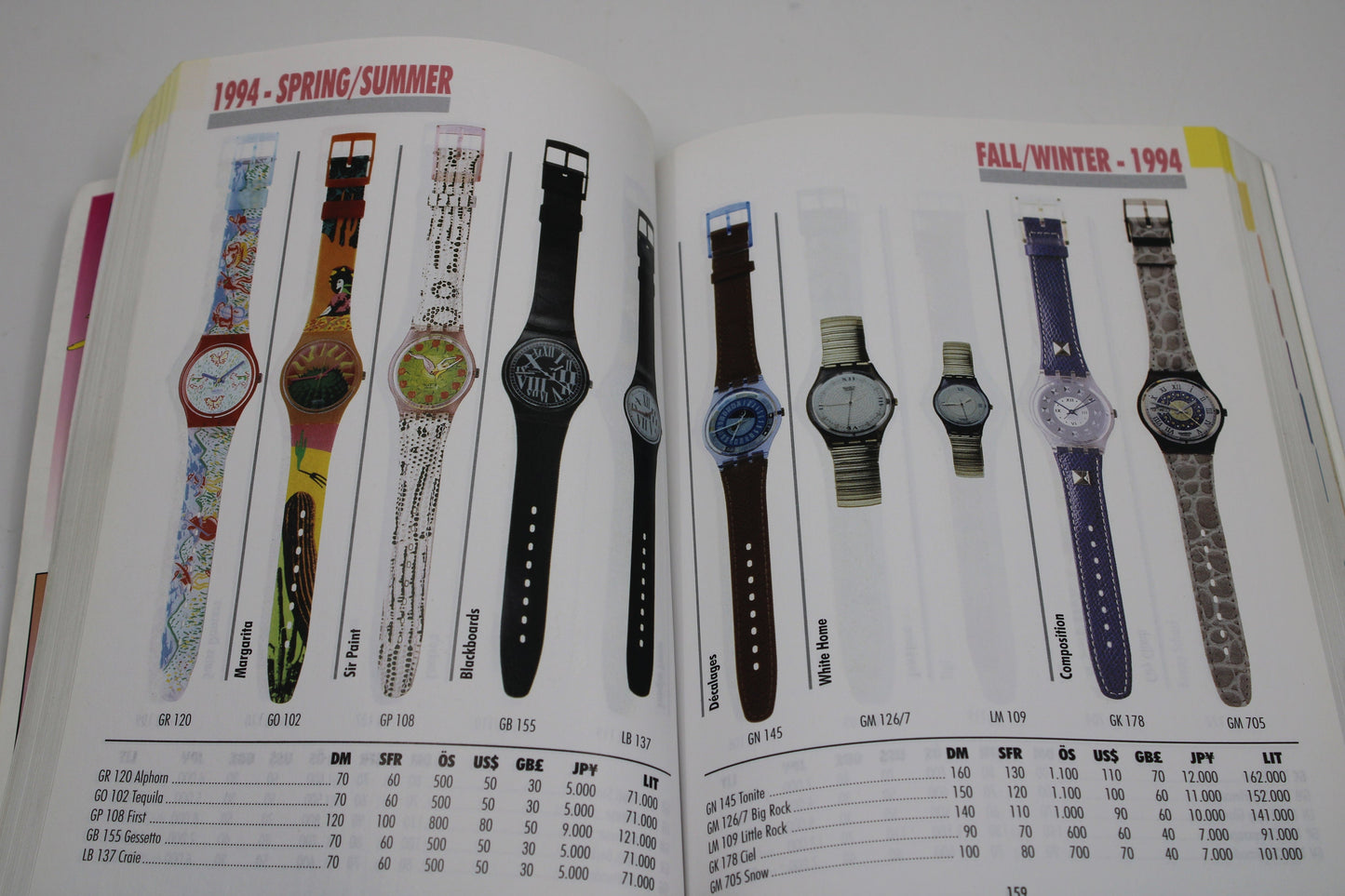 RARE Swatch Watch Collectors Guide - 1983 - 1997 - nice, USED Condition - German AND English language