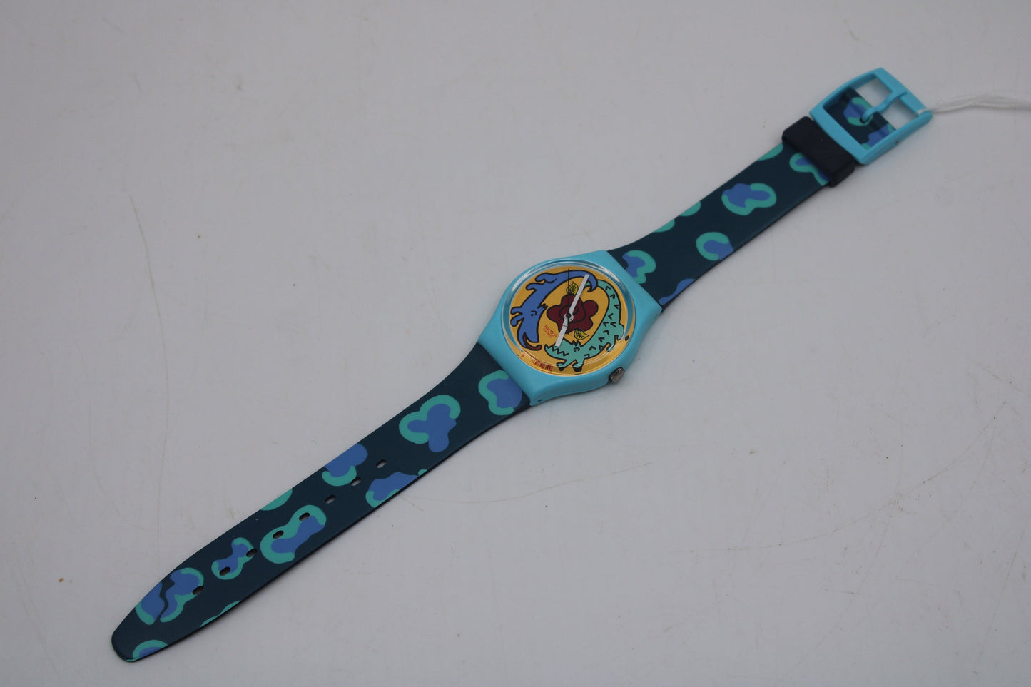 1994 Vintage Gents Swatch 'Cayman' GN137, NEW OLD STOCK, Never Worn, working 100% with original strap