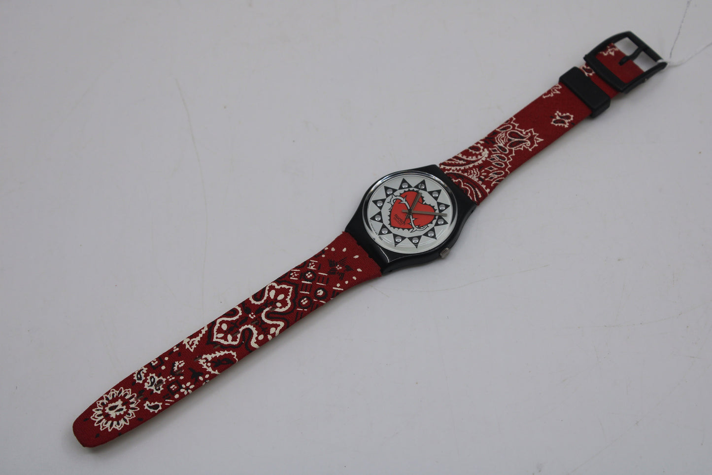 1994 Vintage Gents Swatch 'Trash' GB154, NEW OLD STOCK, Never Worn, working 100% with original strap