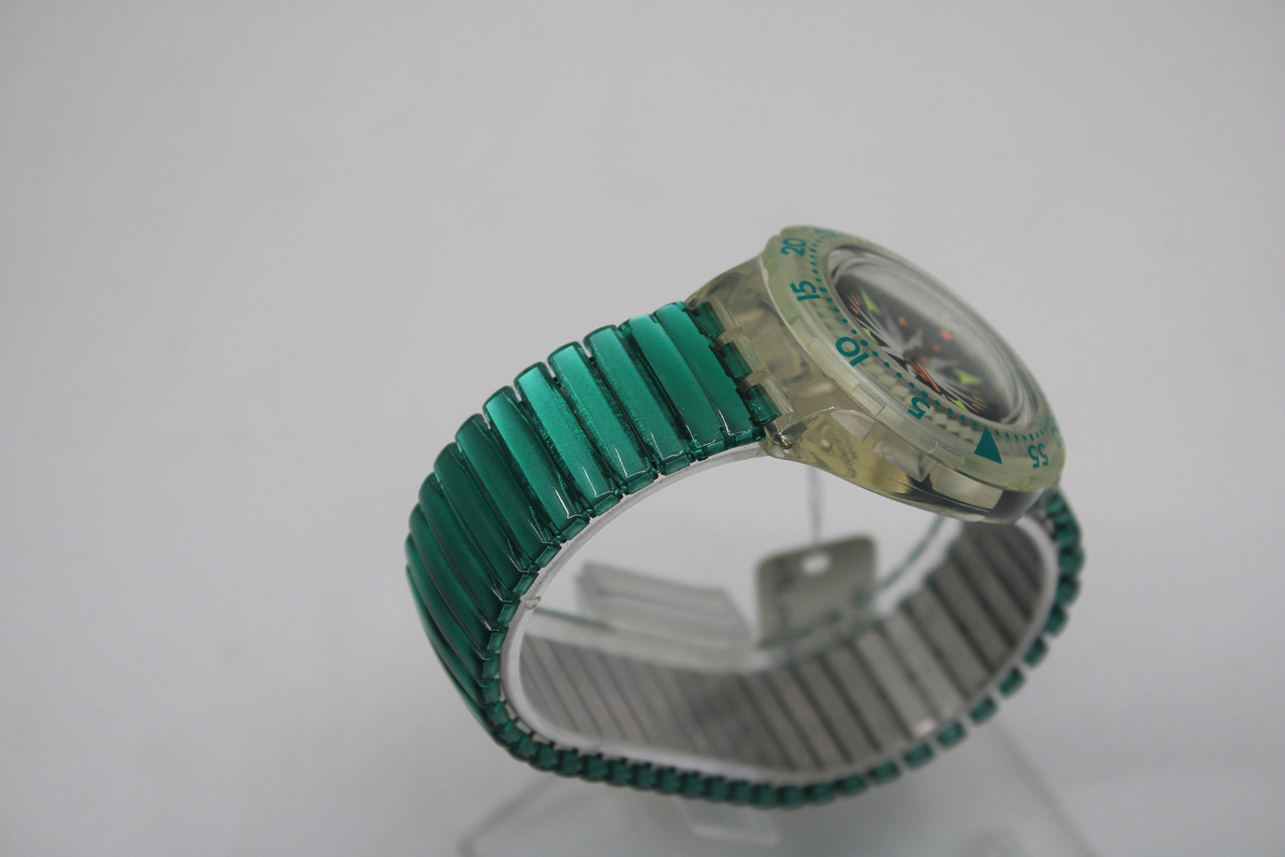 1993 Early Vintage Swatch Scuba 'Mint Drops' SDK108/109, New Old Stock, Never Worn, working 100%