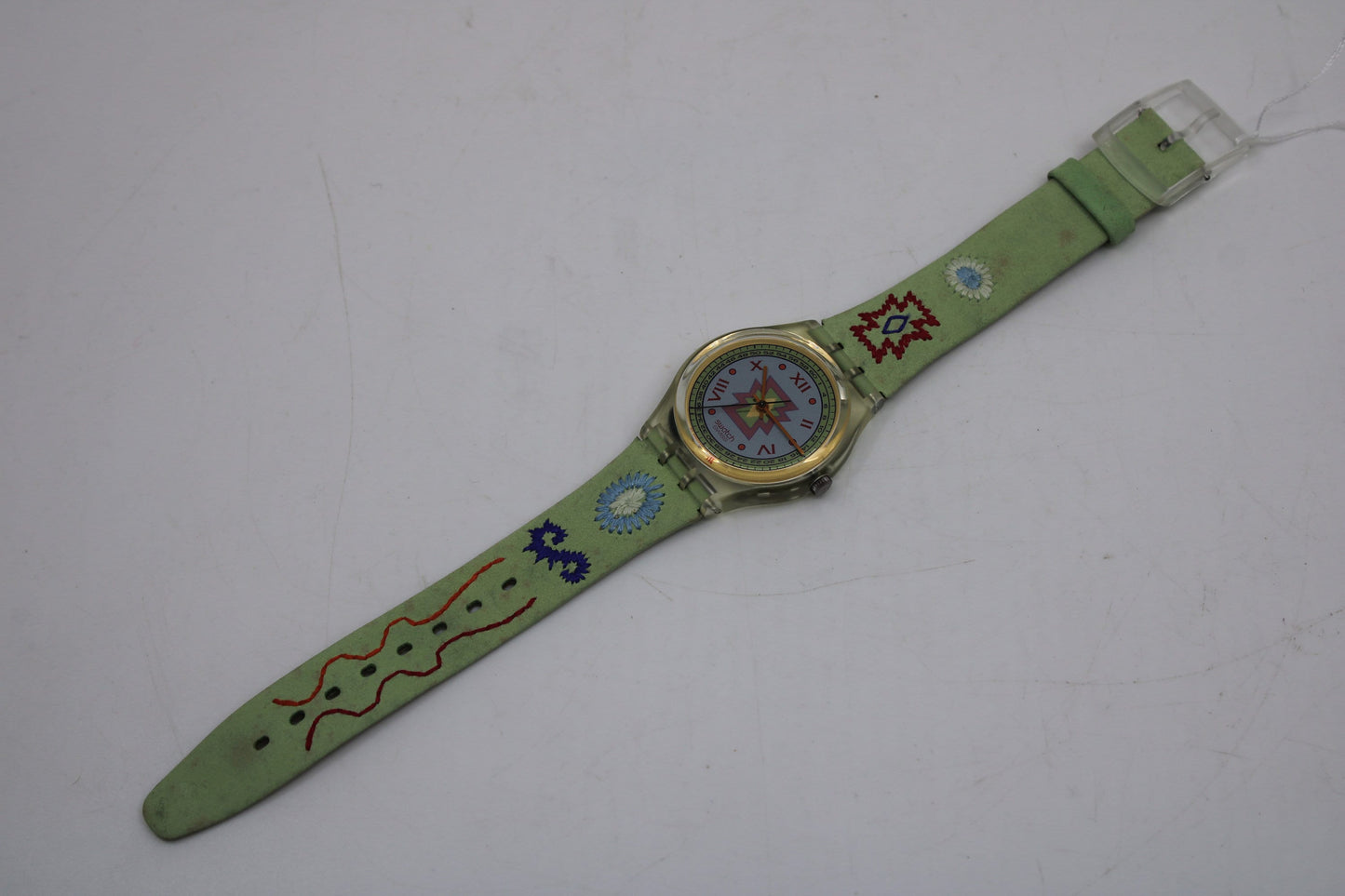 1993 Vintage Gents Swatch 'Cuzco' GK154, in New Old Stock, Unworn condition, working 100% with original strap