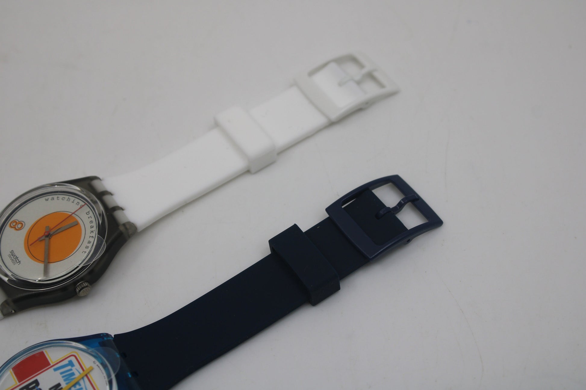 NEW OLD STOCK 1995 Swatch Breakfast Set, GZS13, Sunny Side Up GM135 and Good Morning GN156, New Silicone Straps