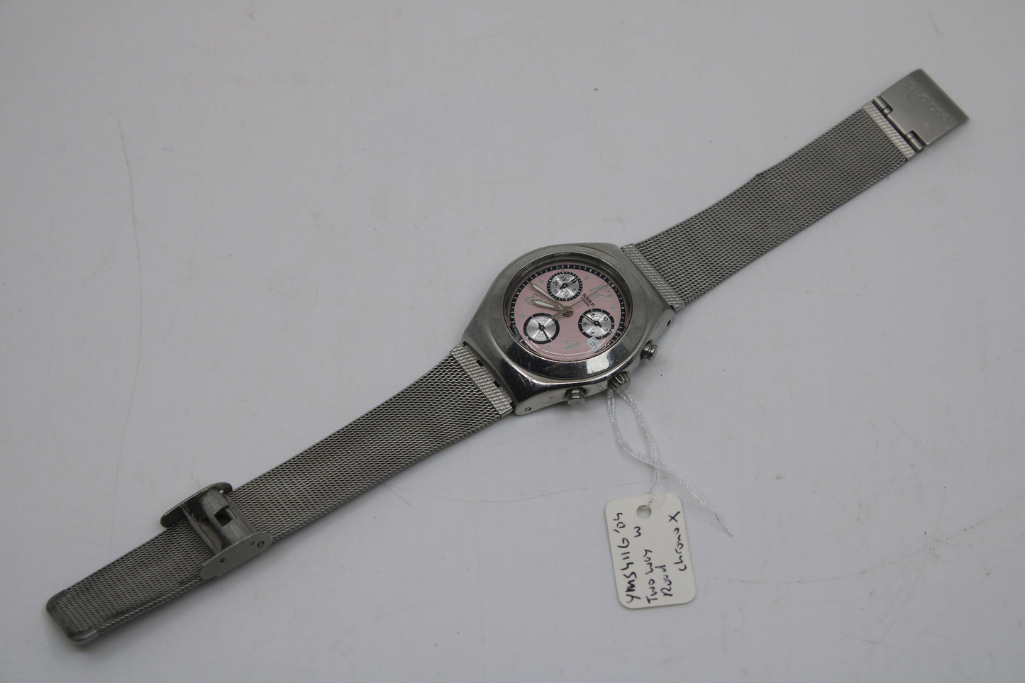 2004, Swatch Irony Chrono, 'Two Way Road' , YMS411G , NO box, with original strap, Working 100%