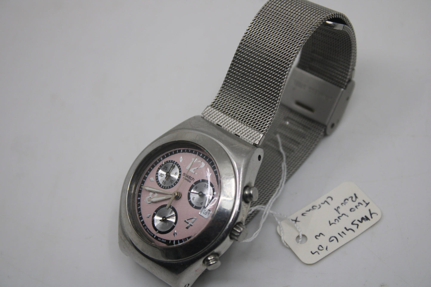 2004, Swatch Irony Chrono, 'Two Way Road' , YMS411G , NO box, with original strap, Working 100%
