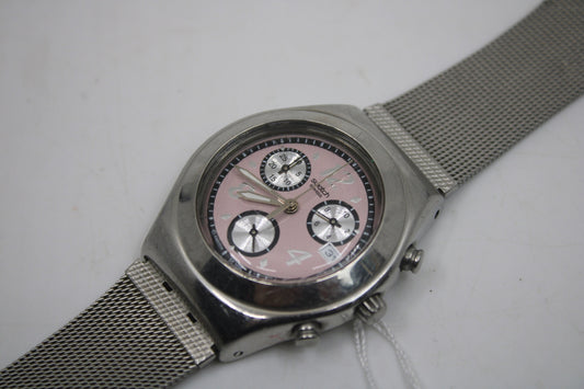2004, Swatch Irony Chrono, 'Two Way Road' , YMS411G , NO box, with original strap, Working 100%