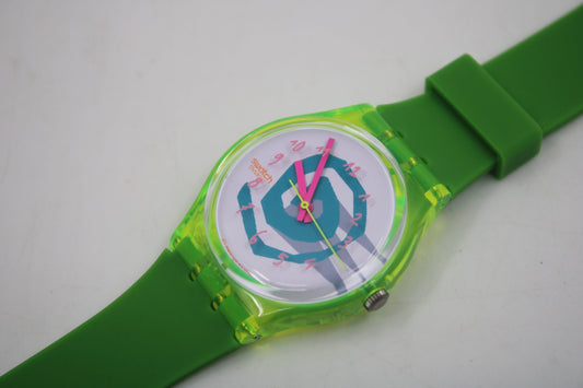 NEW OLD STOCK 1991 Vintage Gents Swatch 'Bikini' GJ105, working 100% with a new, unused strap