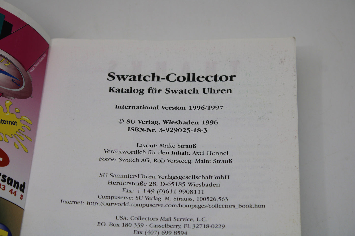 RARE Swatch Watch Collectors Guide - 1983 - 1997 - nice, USED Condition - German AND English language