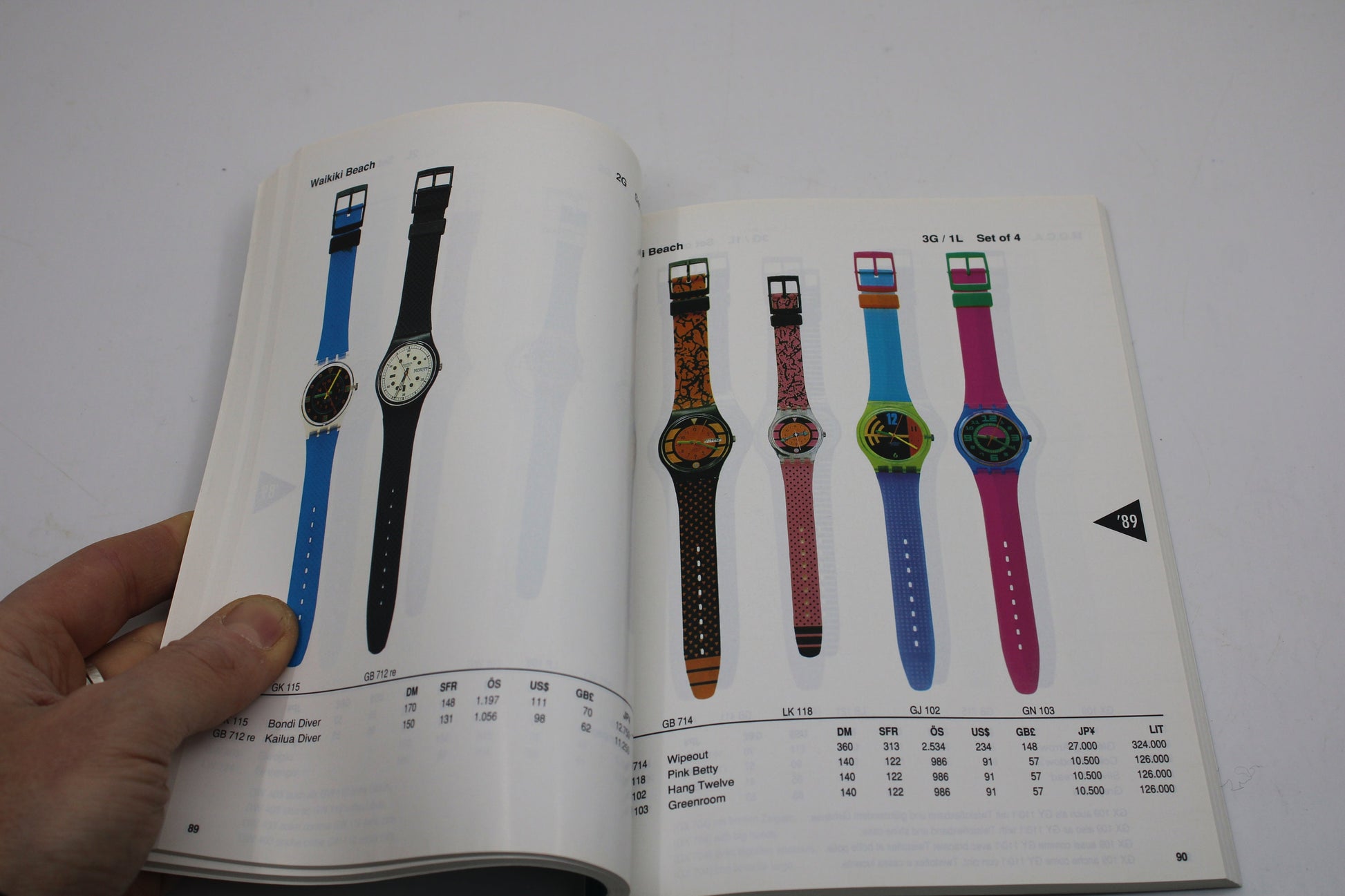 RARE Swatch Watch Collectors Guide - 1983 - 1992 - nice, USED Condition - German AND English language