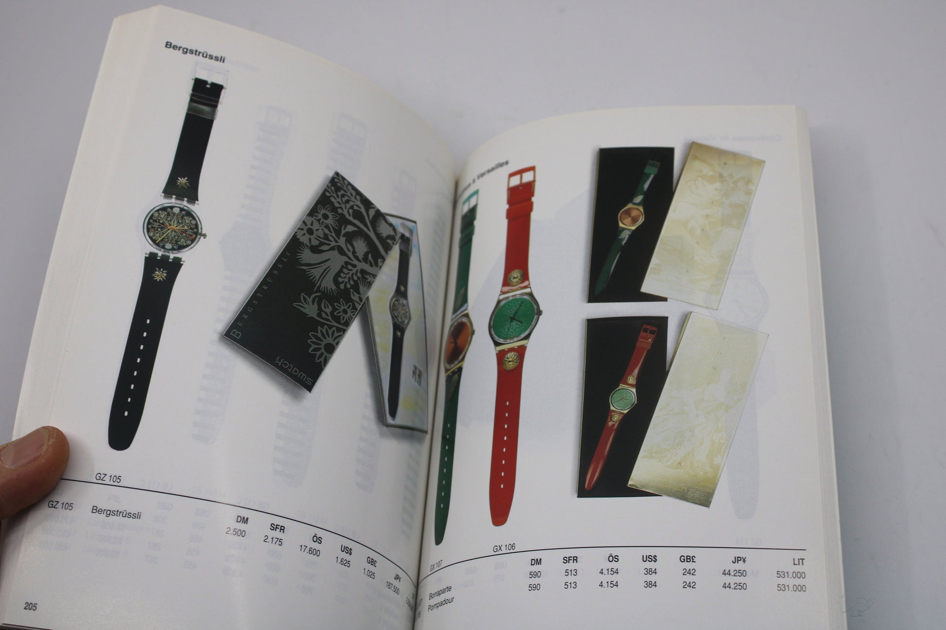 RARE Swatch Watch Collectors Guide - 1983 - 1992 - nice, USED Condition - German AND English language