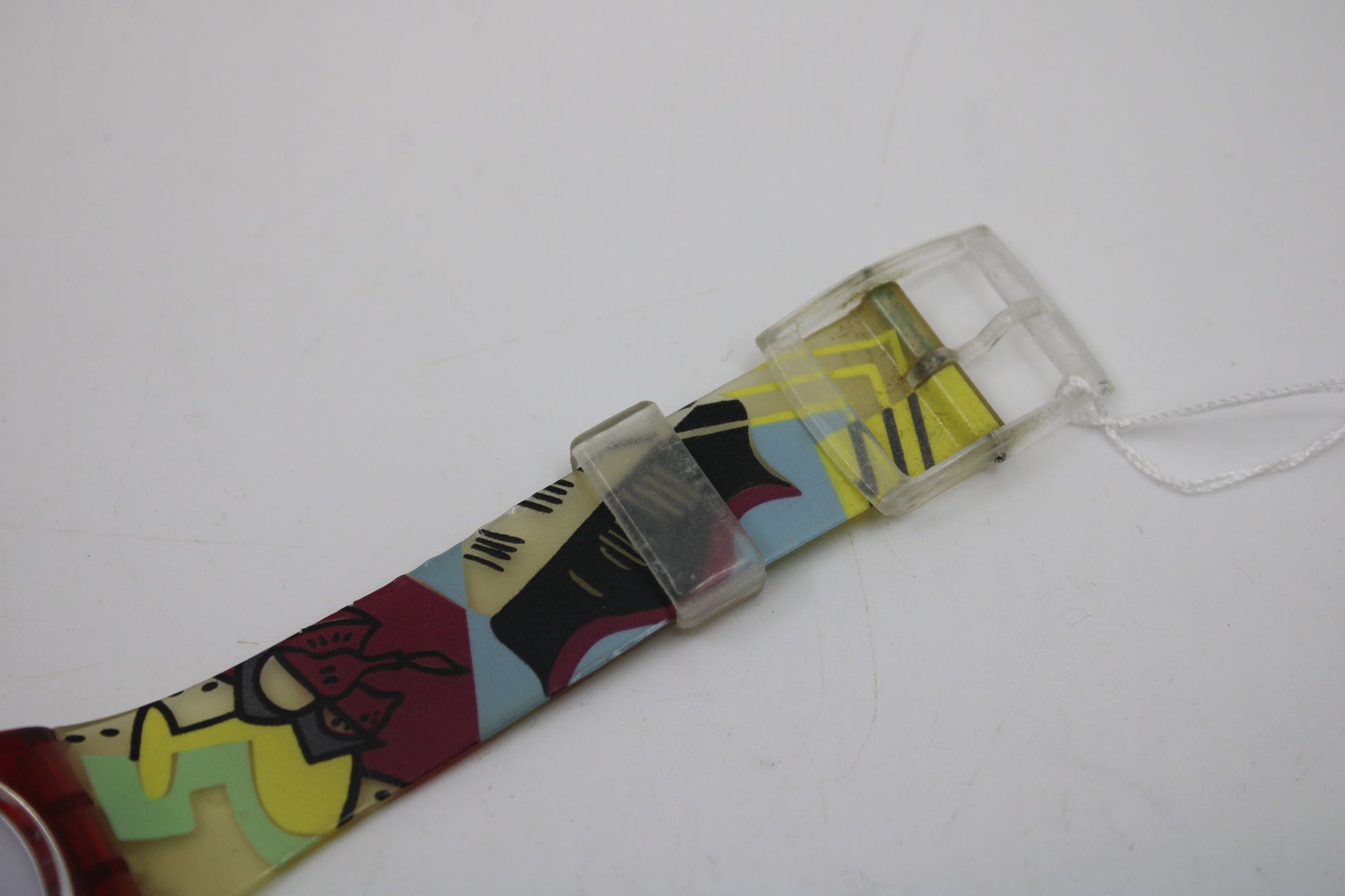 1991, Vintage Gents Swatch, 'Cubistic Rap', GR110, NO Box, Nice, Used Condition, Working 100%