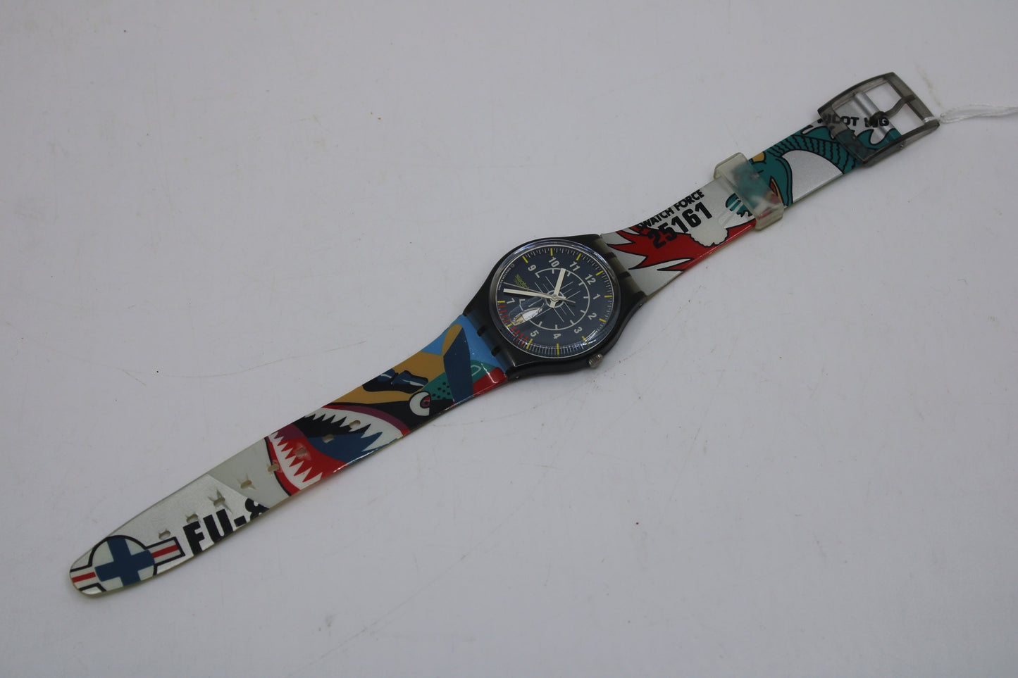 1994, Vintage Gents Swatch, 'Sky Heroes' GM704, NO box, VERY nice Condition, working 100%