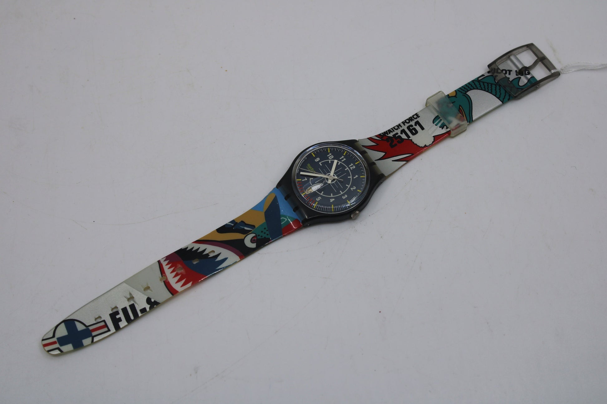 1994, Vintage Gents Swatch, 'Sky Heroes' GM704, NO box, VERY nice Condition, working 100%