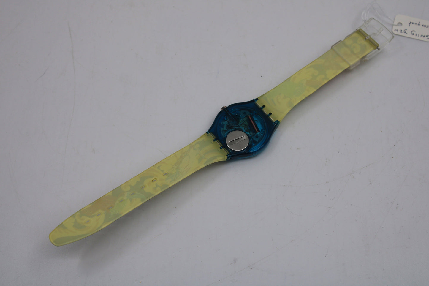 1992 Vintage Gents Swatch 'Perroquet' GN119, VERY good, used condition, working 100%, with the original strap