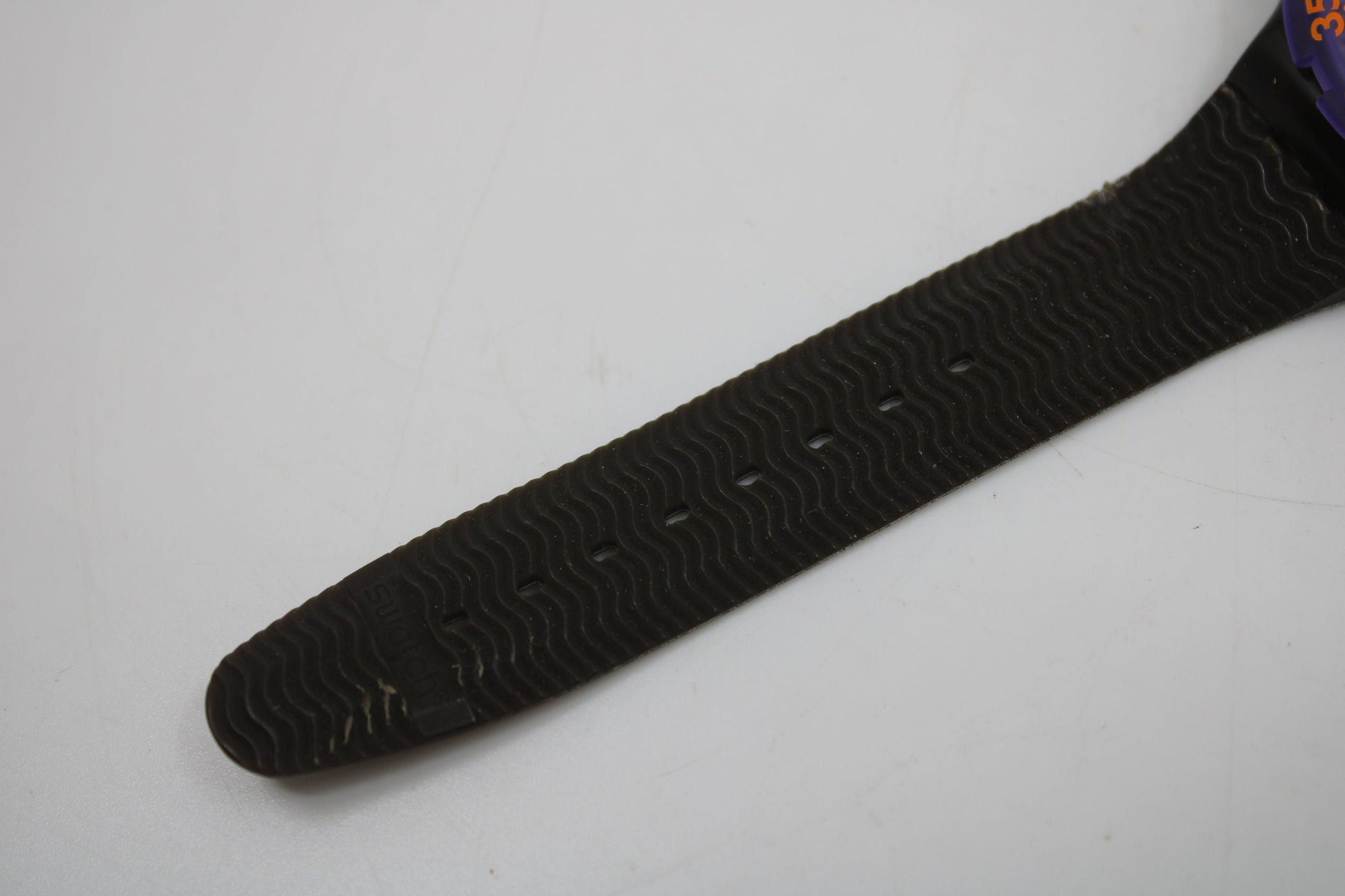 1995 Vintage Swatch Aqua-Chrono Scuba 'AC Brown' SBB102, very nice condition, clock working 100%,