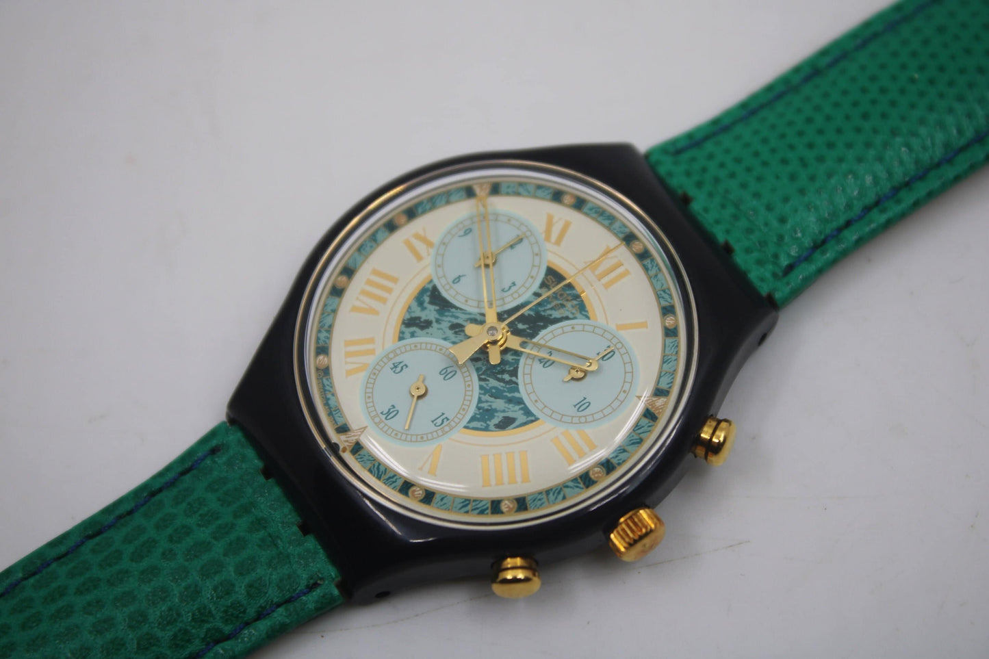1994, Vintage Gents Chrono Swatch, 'Performance', SCN108, Working 100%, New Old Stock, Never Worn