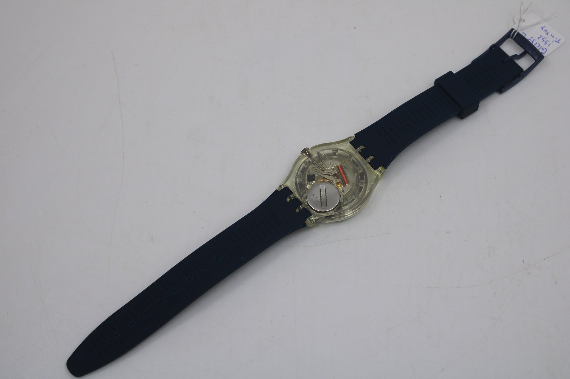 1993, Vintage Gents Swatch, 'Tin Toy' GK155, No box, NEW OLD STOCK, Never Worn, working 100% NoN-original strap