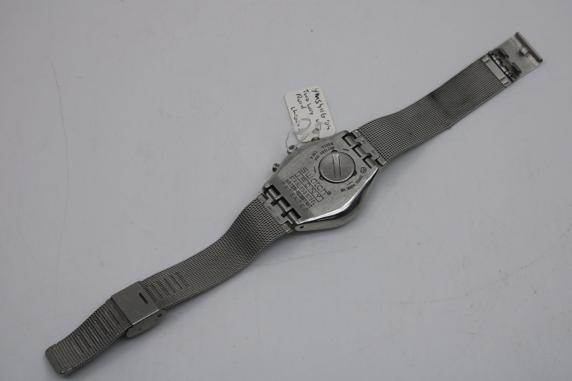 2004, Swatch Irony Chrono, 'Two Way Road' , YMS411G , NO box, with original strap, Working 100%