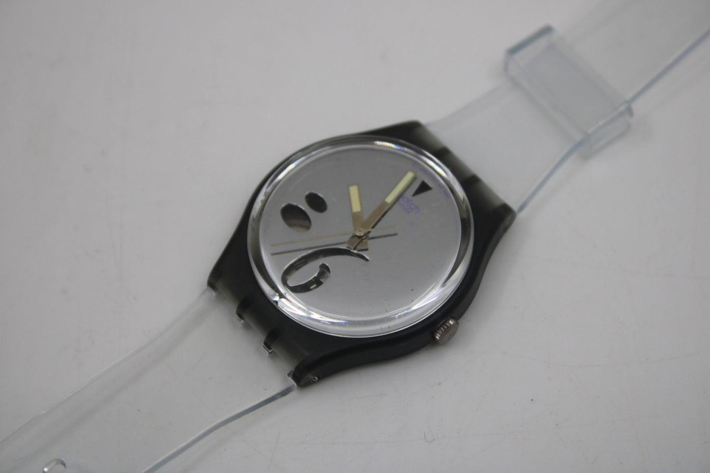 NEW OLD STOCK 1991 Vintage Gents Swatch 'High Beam' GM107, working 100% with a new, unused strap