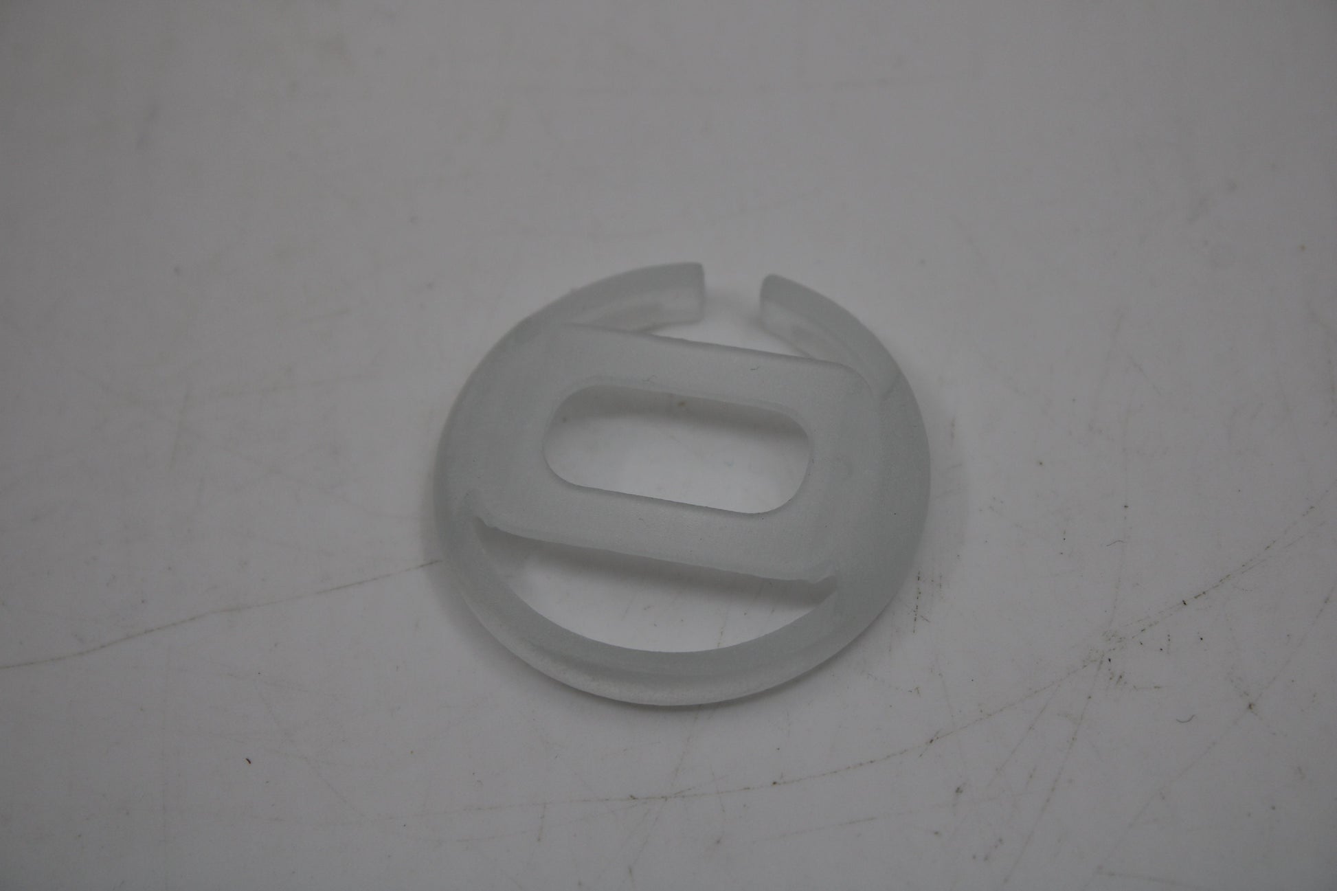 3D Printed Version Pop Swatch Midi Size Ring, Brand New, Matt Translucent