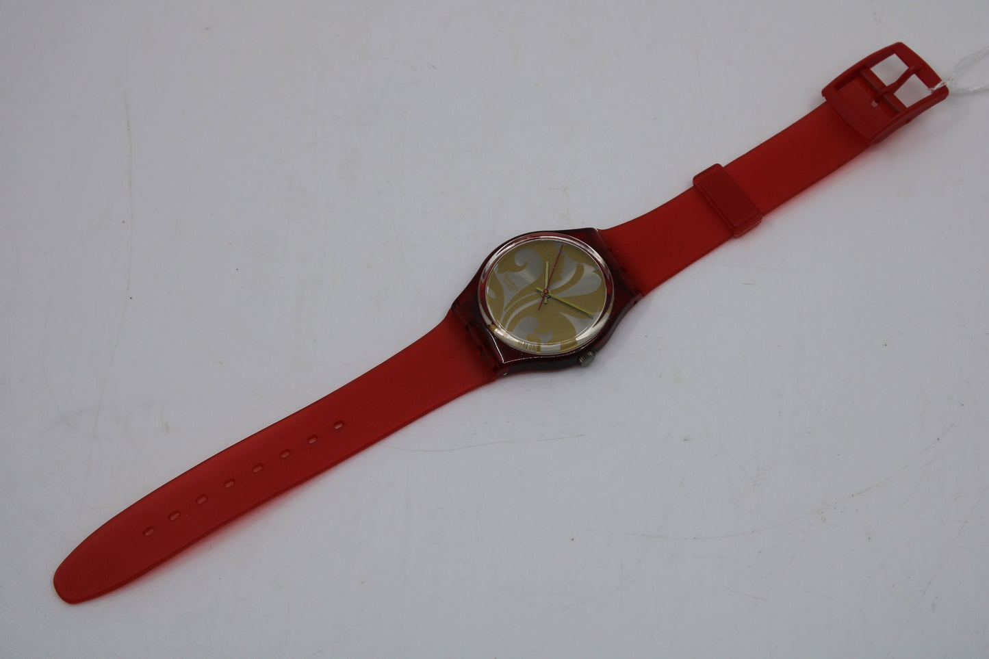 1990, Vintage Gents Swatch, 'Louis Louis', GR106, NO box, Near Mint Condition, working 100%, Non Original Strap