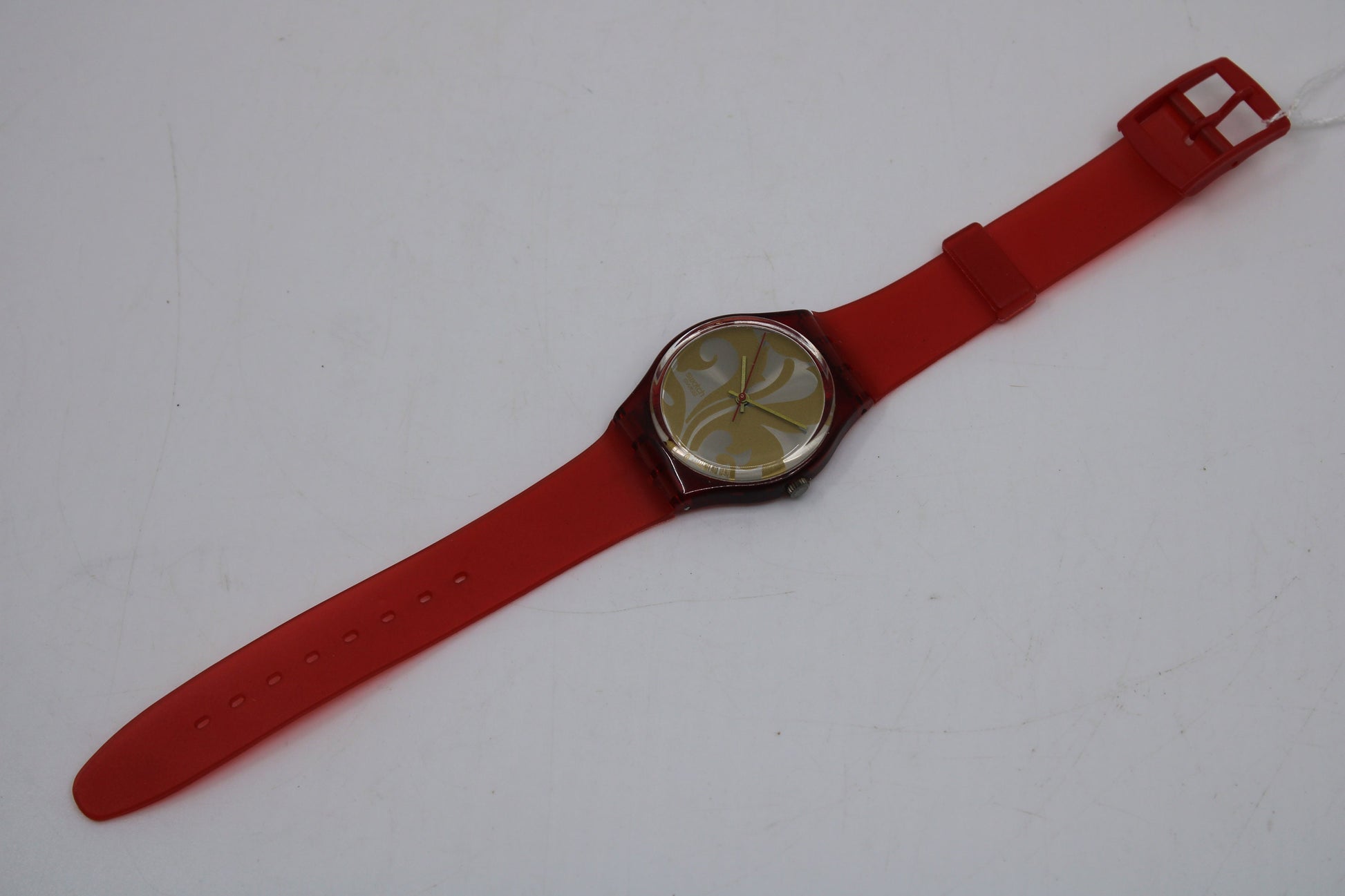 1990, Vintage Gents Swatch, 'Louis Louis', GR106, NO box, Near Mint Condition, working 100%, Non Original Strap